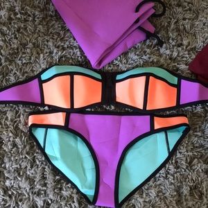 TRIANGL Bikini: Top is a SMALL , Bottom is MEDIUM
